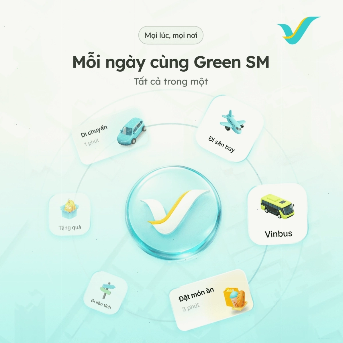 Green SM: Di chuyển thông minh, trải nghiệm xanh