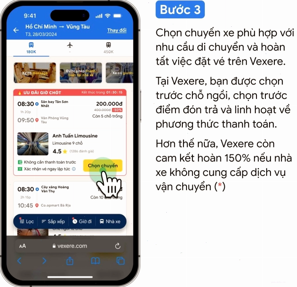 Hành khách lên xe Hà Sơn Hải Vân