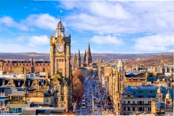 Hành trình tàu hỏa từ London đi Edinburgh
