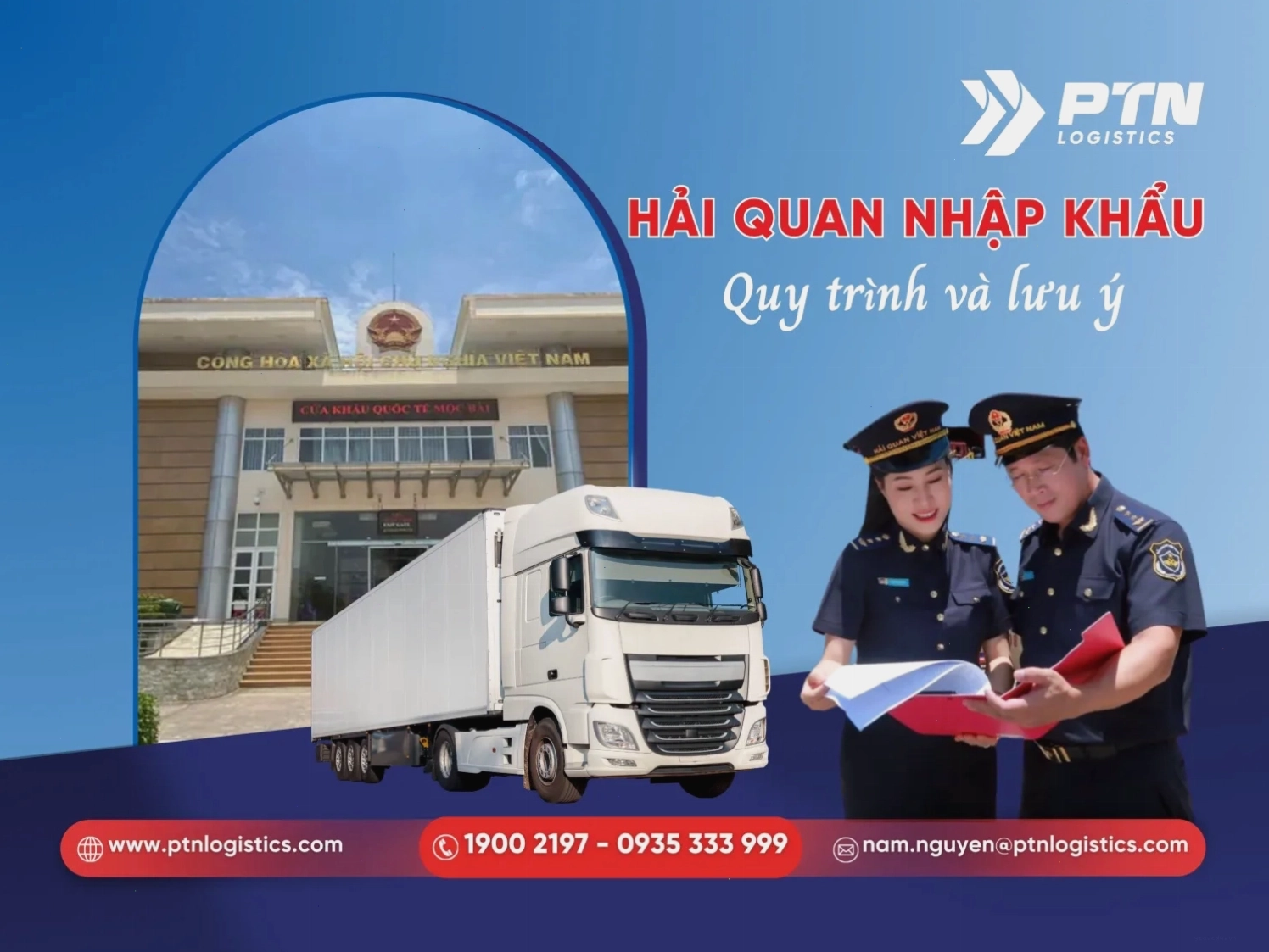 Hình ảnh cửa khẩu Mộc Bài, Tây Ninh nhìn từ xa