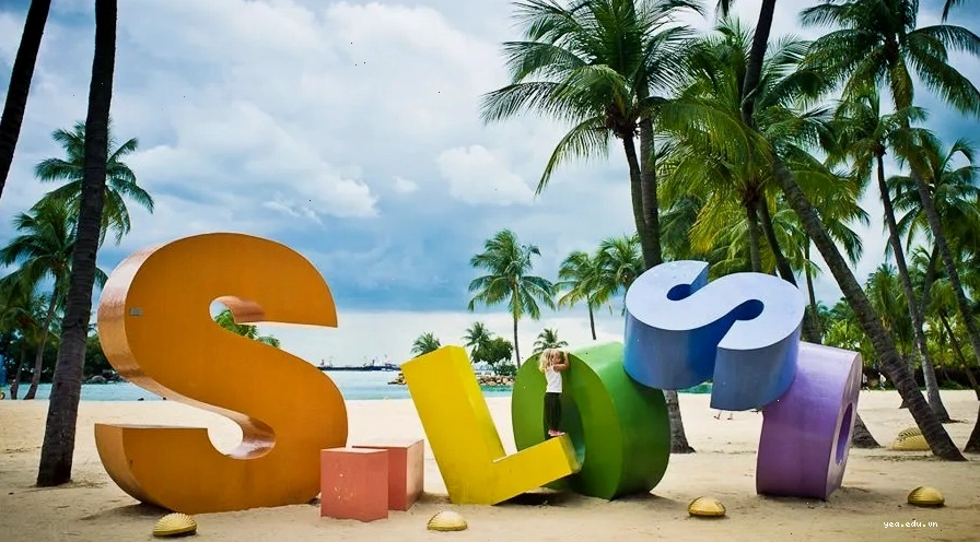 Hình ảnh đất nước Singapore nhìn từ trên cao
