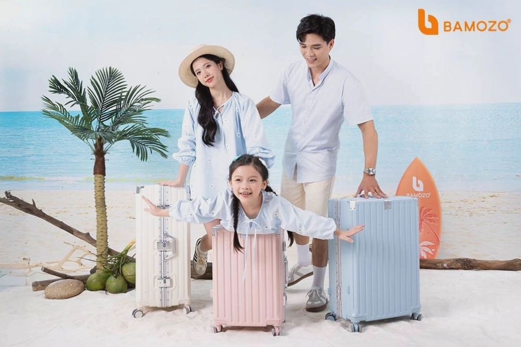 Hình ảnh minh họa các kích thước vali khác nhau