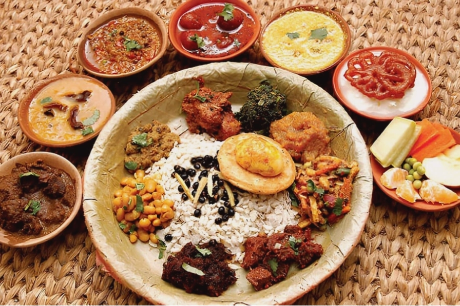 Hình ảnh món ăn truyền thống của Nepal