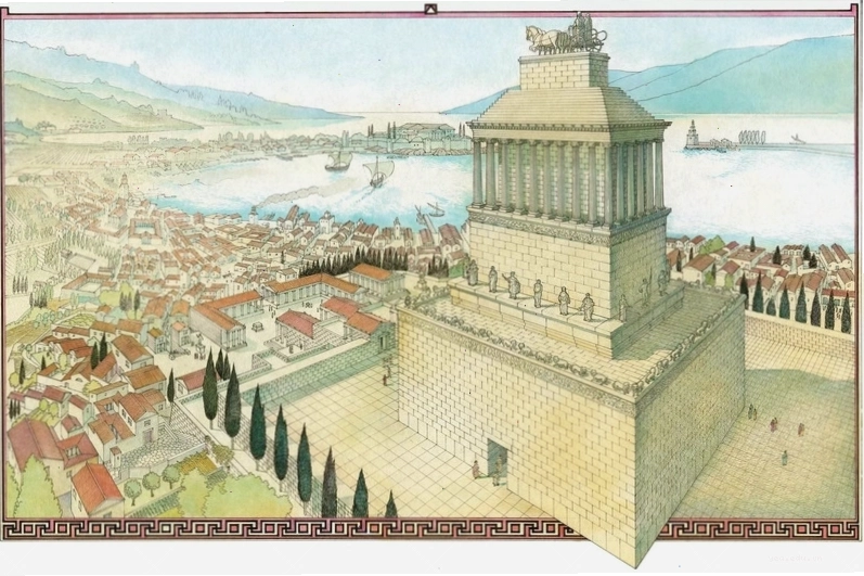 Hình ảnh phục dựng Tượng thần Zeus tại Olympia