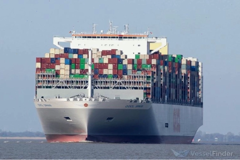 Hình ảnh tàu OOCL SPAIN trên biển