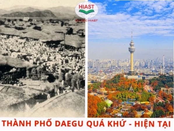 Hình ảnh thành phố Daegu Hàn Quốc với sự pha trộn giữa nét cổ kính và hiện đại