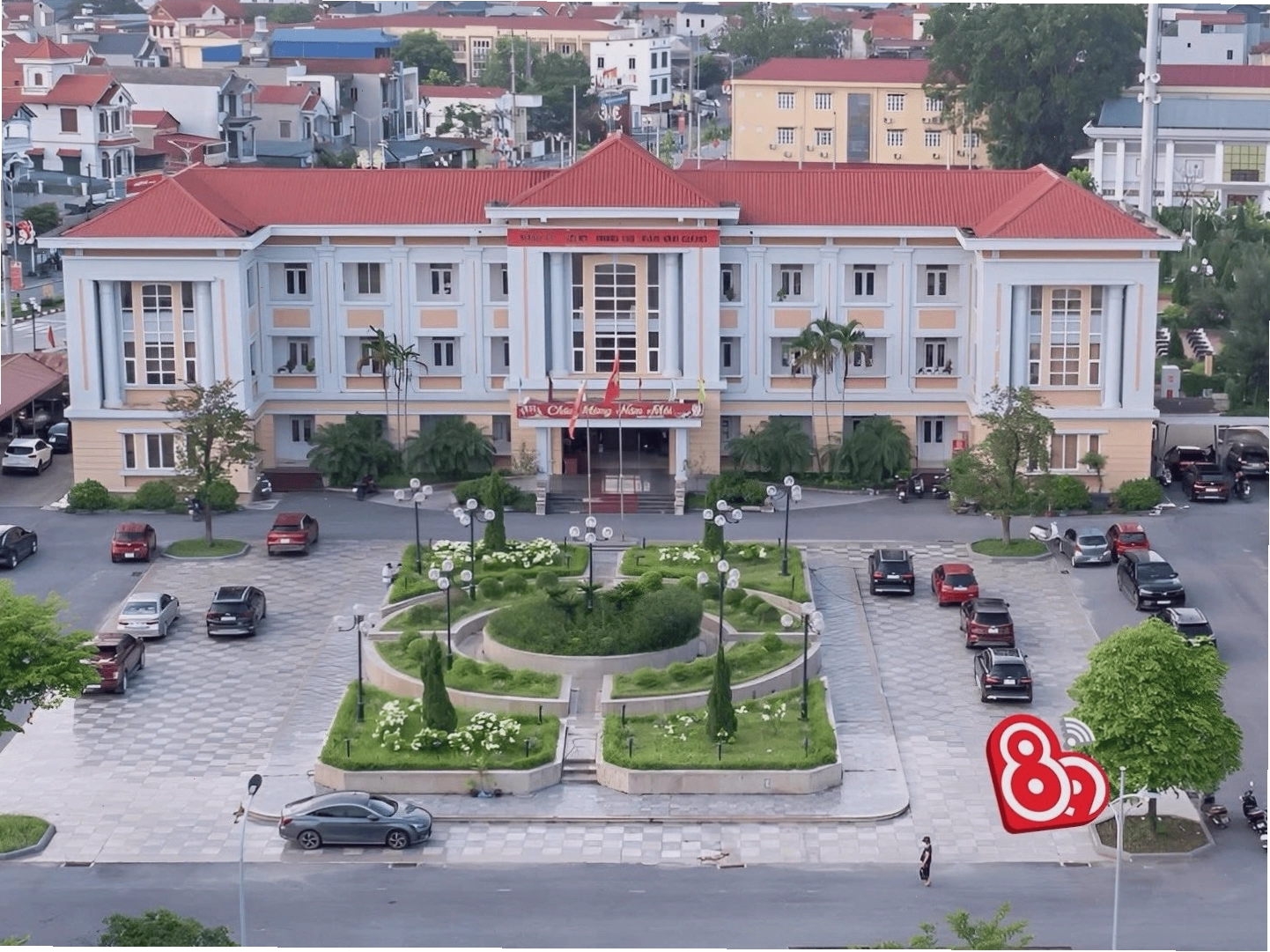 Hình ảnh trụ sở UBND xã Văn Giang đặt tại UBND huyện cũ