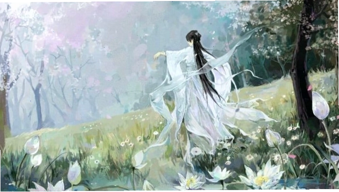 Hình nền cổ trang Trung Quốc với mỹ nhân duyên dáng