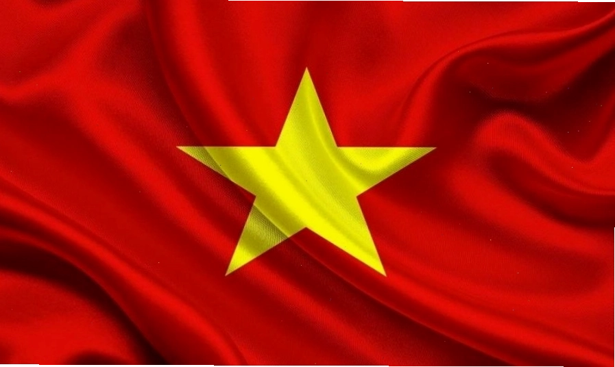 Hình nền lá cờ Việt Nam kèm khẩu hiệu ý nghĩa