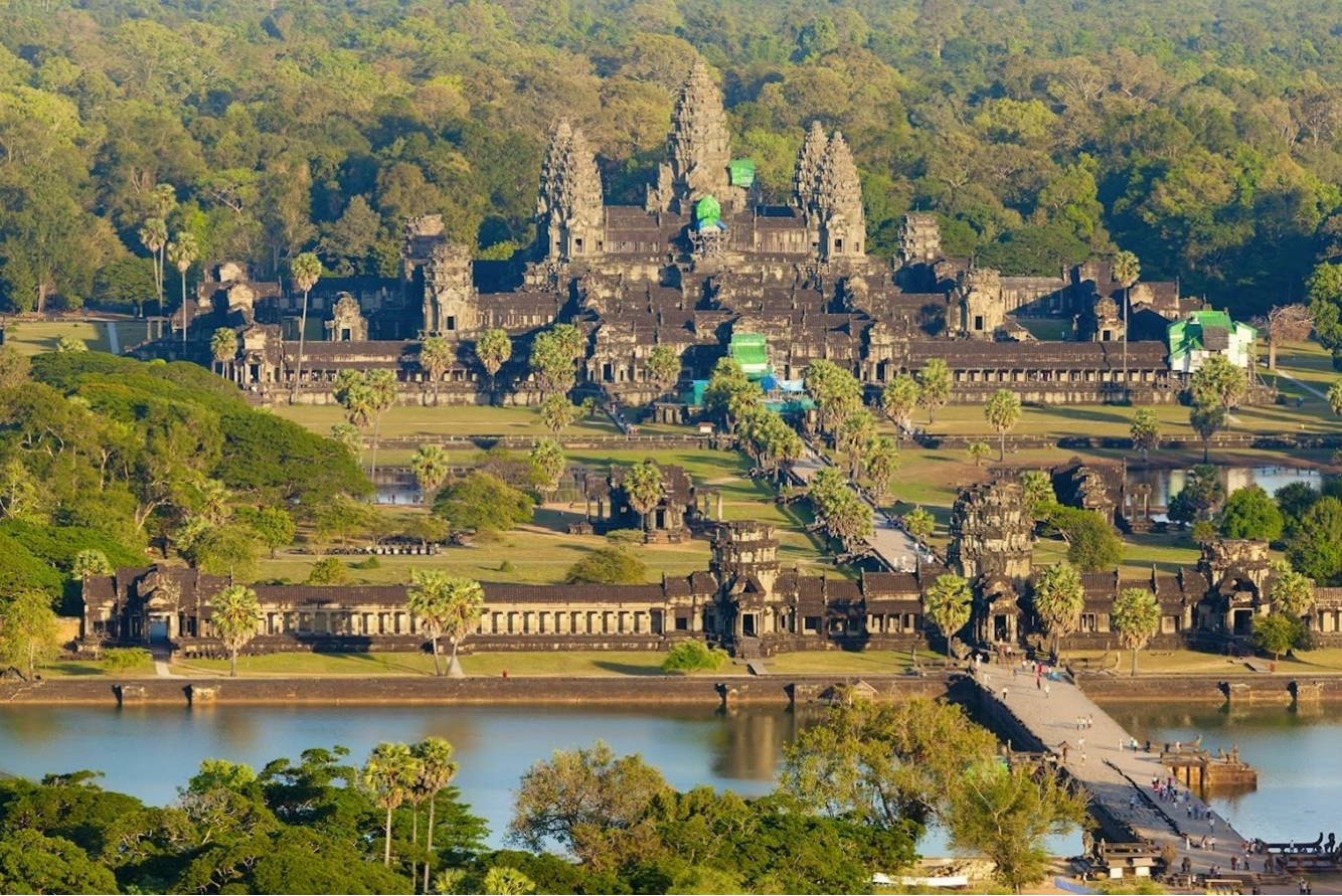 Hồ Tonle Sap và rừng ngập mặn gần Siem Reap, Campuchia