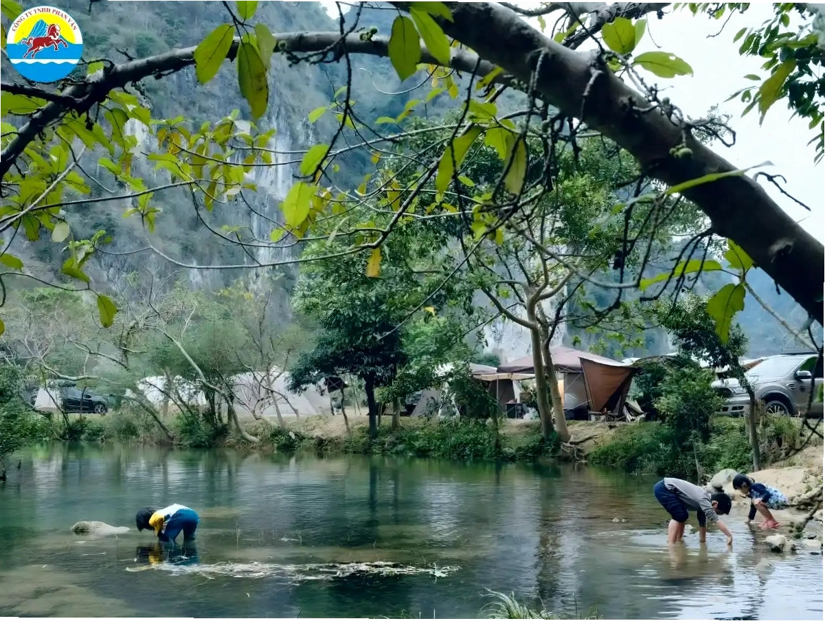 Hoạt động cắm trại tại thảo nguyên Đồng Lâm