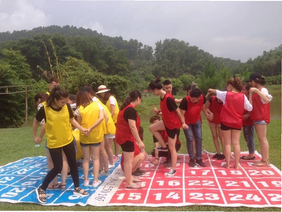 Hoạt động Team Building sôi động tại Ba Vì