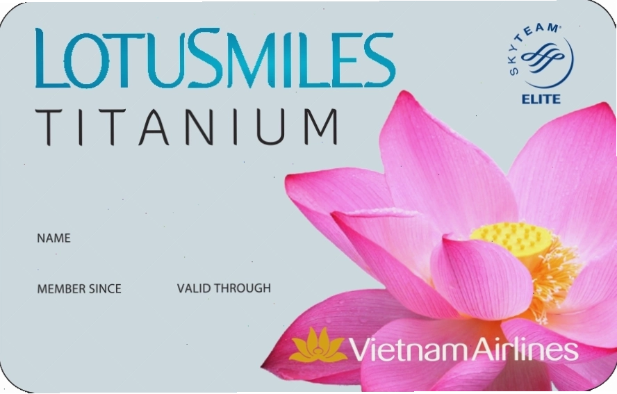 Hội viên hạng thẻ Titan Bông Sen Vàng Vietnam Airlines