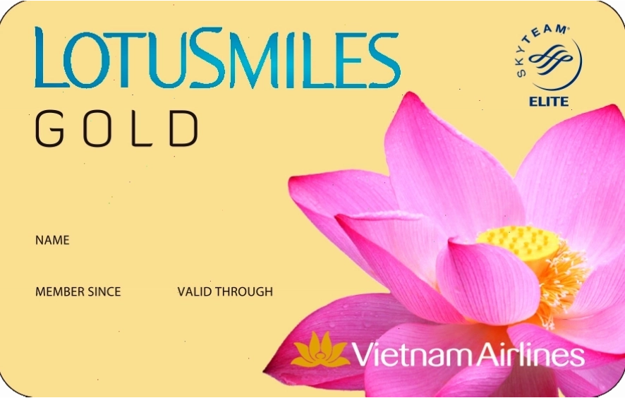 Hội viên hạng thẻ Vàng Bông Sen Vàng Vietnam Airlines