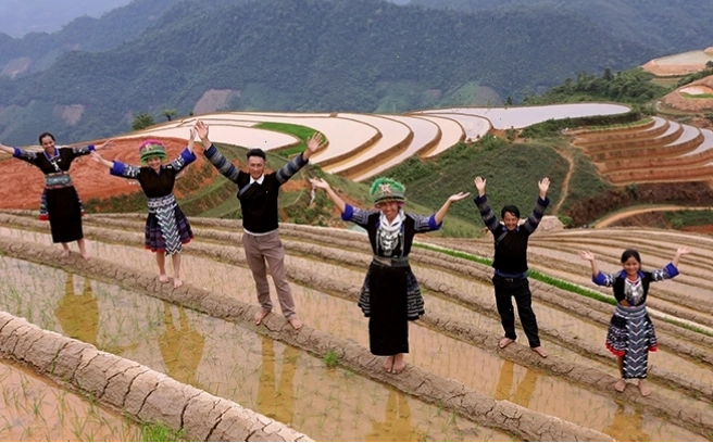 Homestay nhà sàn truyền thống tại thôn Nậm Chắn, xã Lâm Thượng, Lục Yên