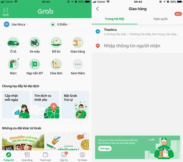 Hướng dẫn chi tiết cách đặt ship COD Grab và nhận tiền như thế nào