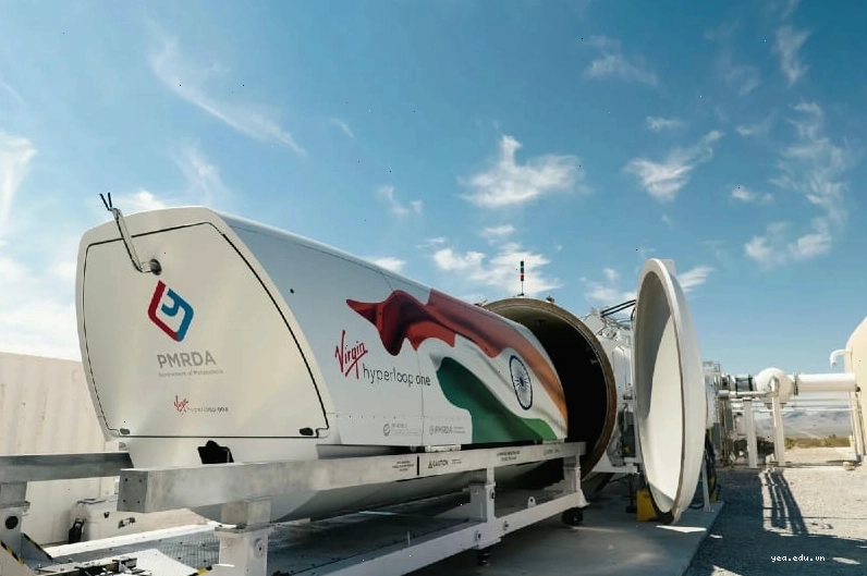 Hyperloop train - Công nghệ xanh của tương lai với thiết kế khoang tàu khí động học