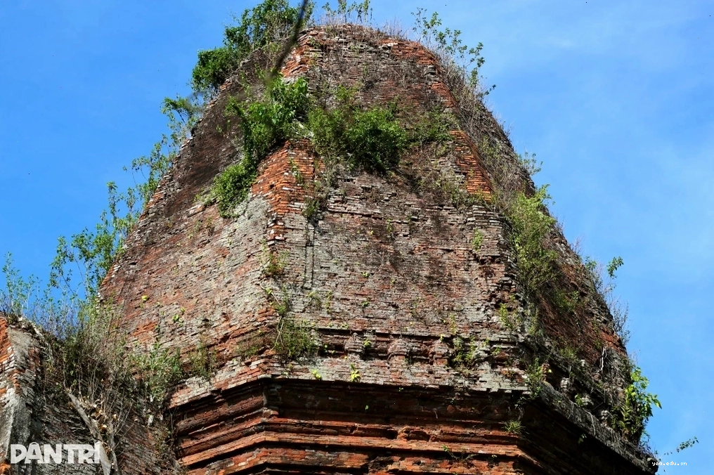 Khách du lịch tham quan tháp Chàm