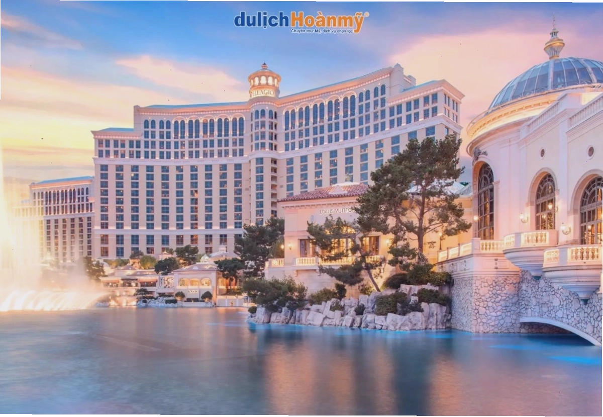 Khách sạn Bellagio Las Vegas với đài phun nước biểu tượng