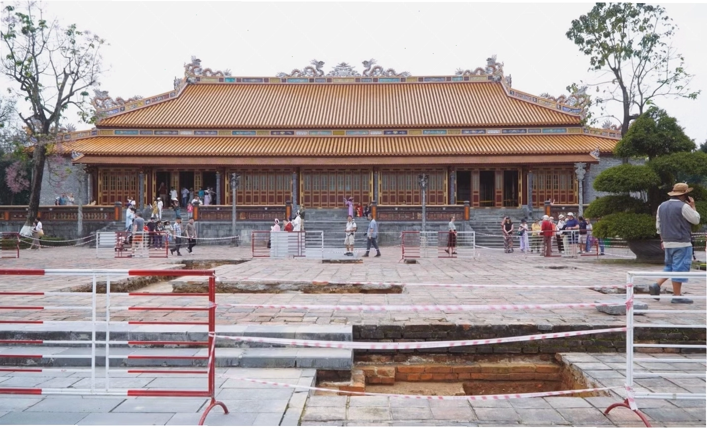 Khai quật khảo cổ tại khu vực Tử Cấm Thành Huế
