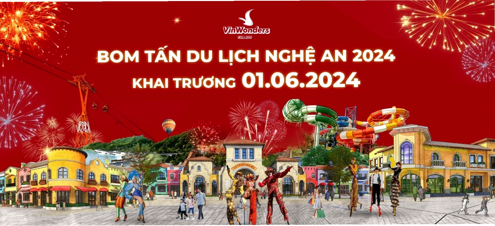Khai trương VinWonders Cửa Hội mang đến nhiều trải nghiệm mới lạ
