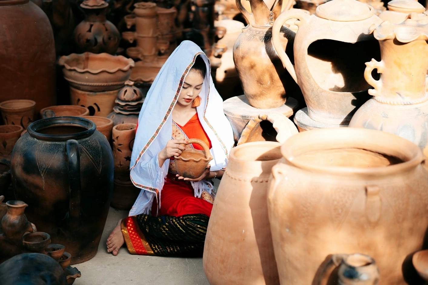 Khám phá làng gốm Bàu Trúc Chăm Ninh Thuận được Unesco công nhận là di sản văn hóa phi vật thể