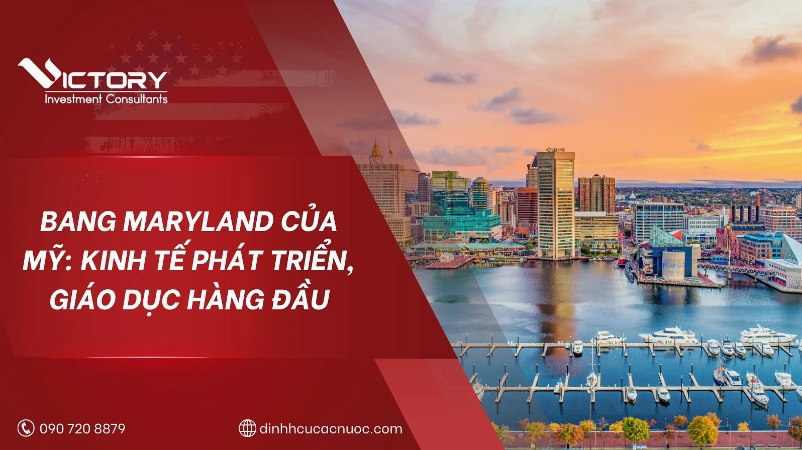 Khám phá tiểu bang Maryland của nước Mỹ: Cuộc sống, văn hóa và cơ hội