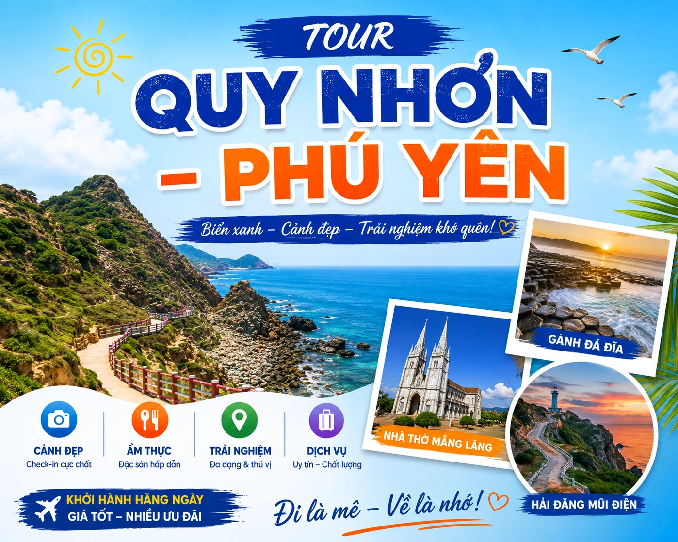 Khám Phá Tour Quy Nhơn - Phú Yên 1 Ngày: Hành Trình Về Miền "Hoa Vàng Cỏ Xanh"