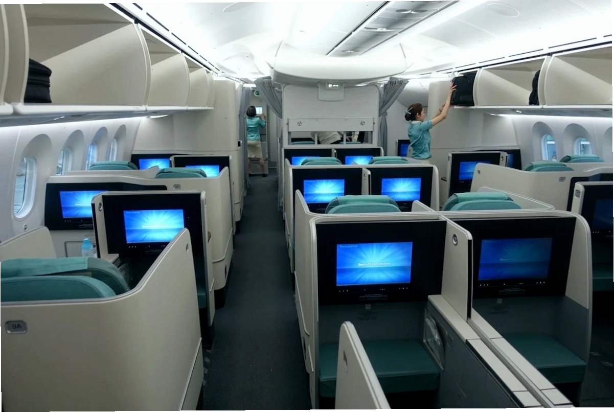 Khoang thương gia sang trọng của Korean Air