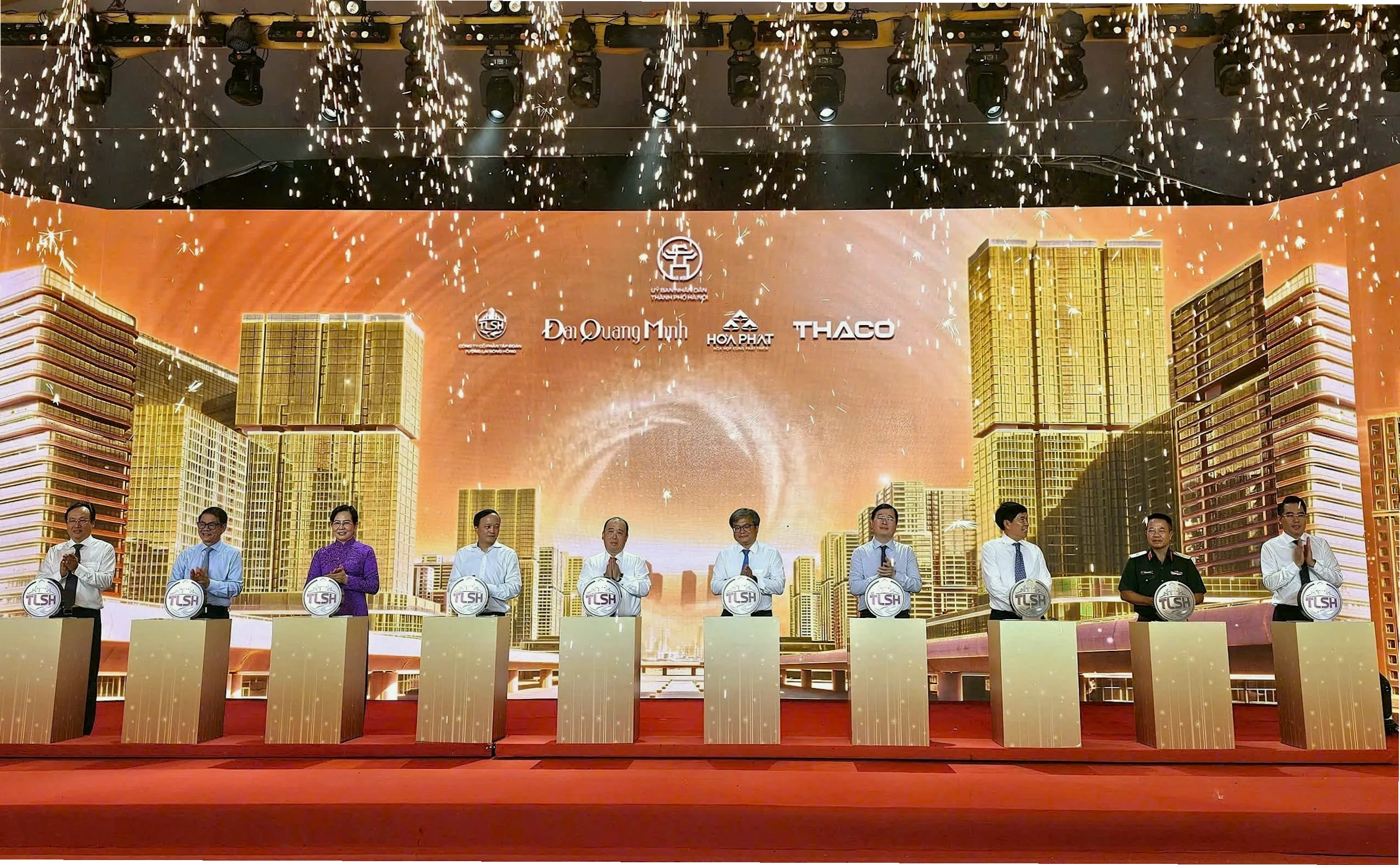 Khởi công khu đô thị ven sông Hồng
