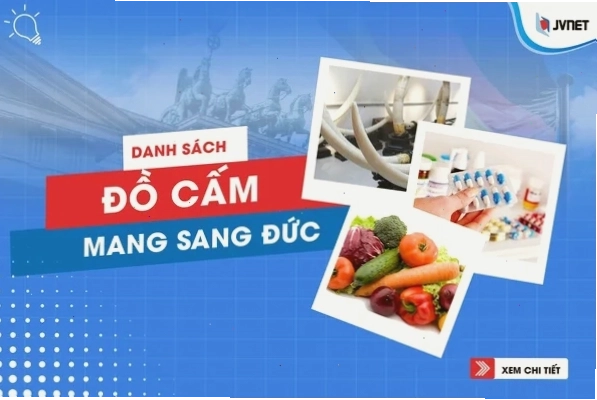 Không được mang gì sang Đức