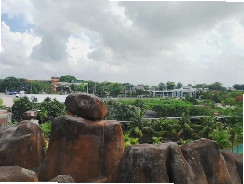 Không gian bên ngoài Thiền Tâm Đồng Nai