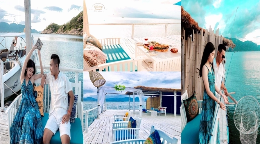 Không gian bên trong Floating Lounge Cam Ranh