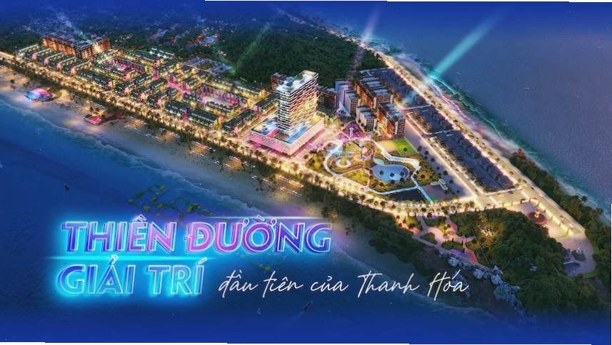 Không gian mua sắm sầm uất tại Flamingo Hải Tiến