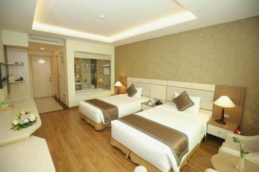 Không gian phòng nghỉ tiện nghi tại Mường Thanh Hòa Bình