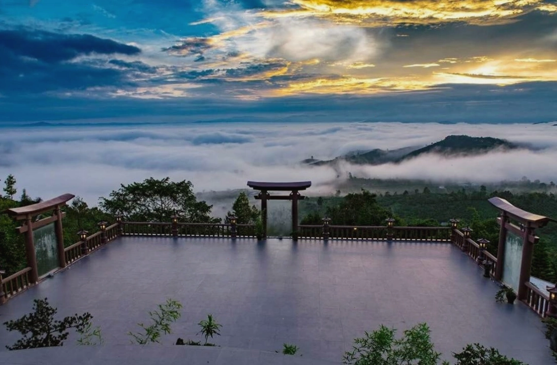 Không gian thanh tịnh tại Chùa Linh Quy Pháp Ấn
