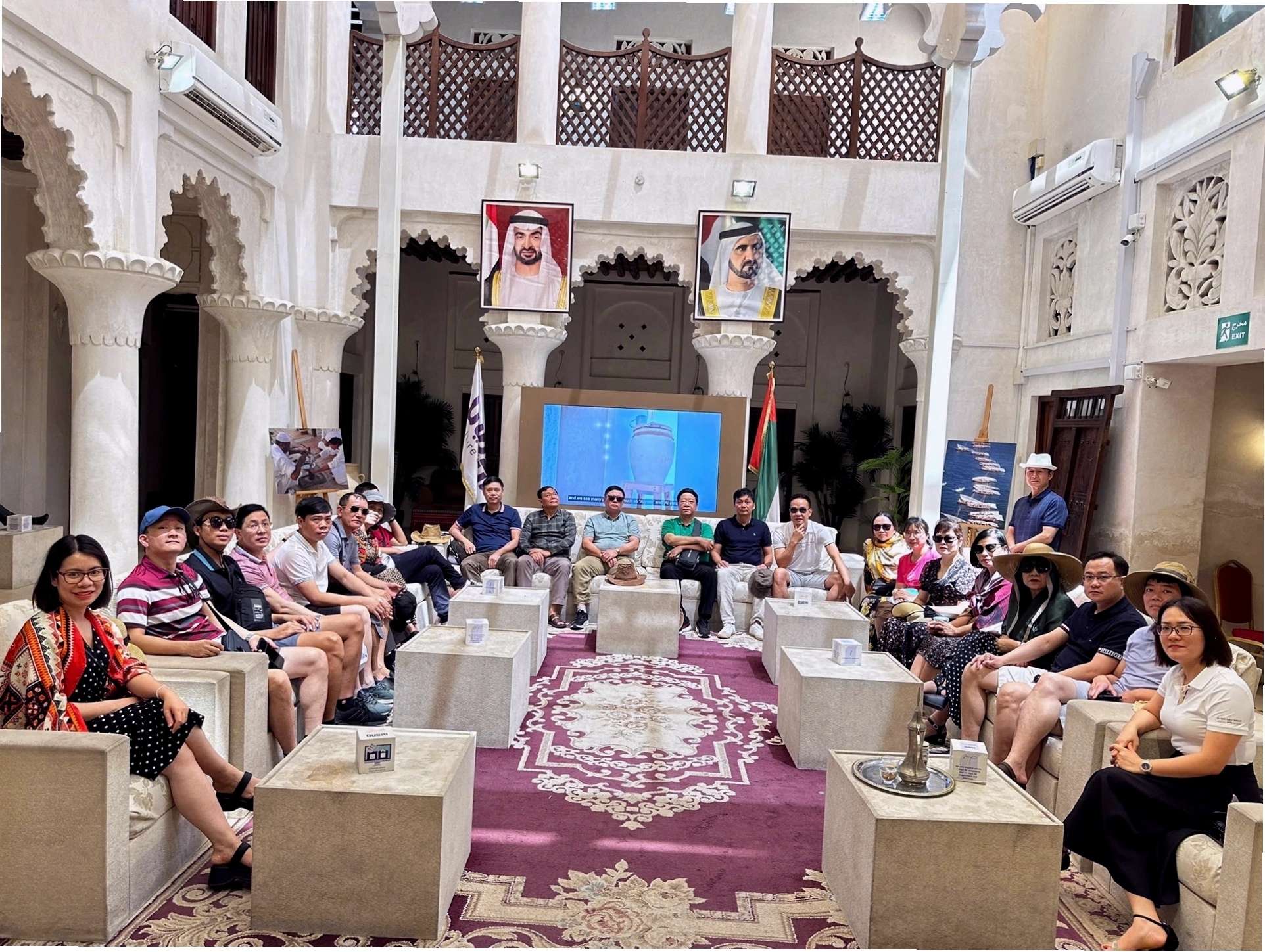 Không gian trưng bày tại một kỳ Vietnam Expo