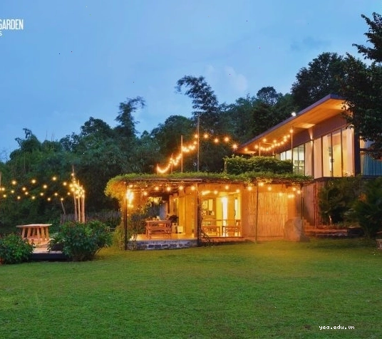 Không gian vườn tại Nomia Garden Retreats