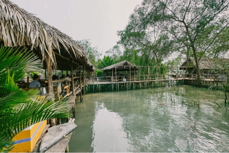Không gian xanh mát tại 5Ku Farm Sài Gòn