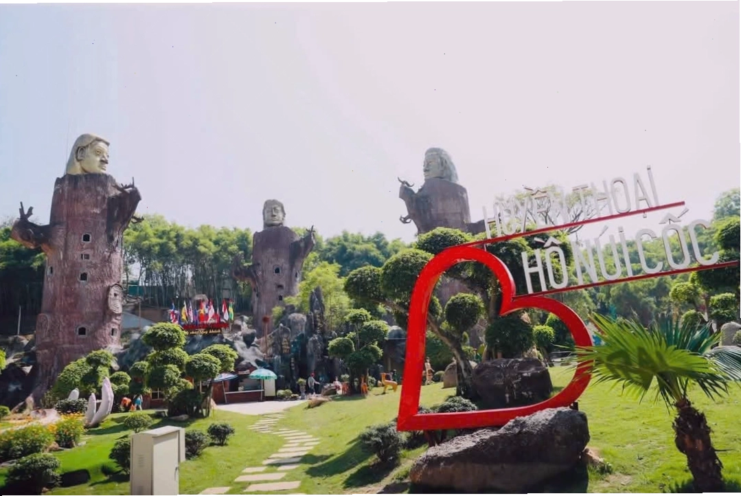 Không gian xanh mát tại Điền Gia Trang Farm Thái Nguyên