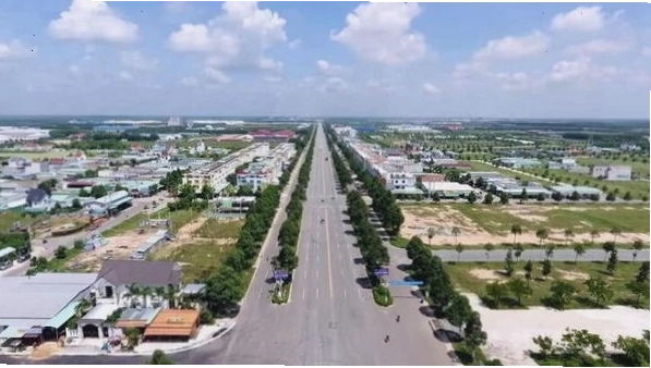 Khu công nghiệp Mỹ Phước 1 Bình Dương nhìn từ trên cao