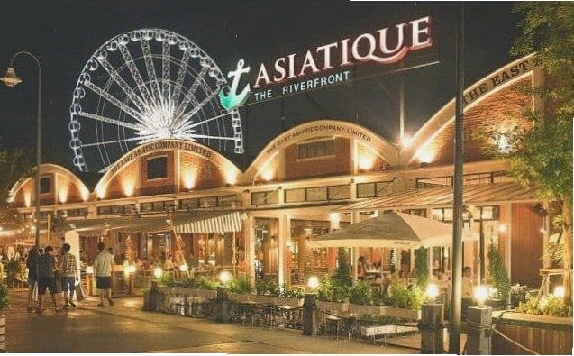 Khu mua sắm và giải trí Asiatique về đêm