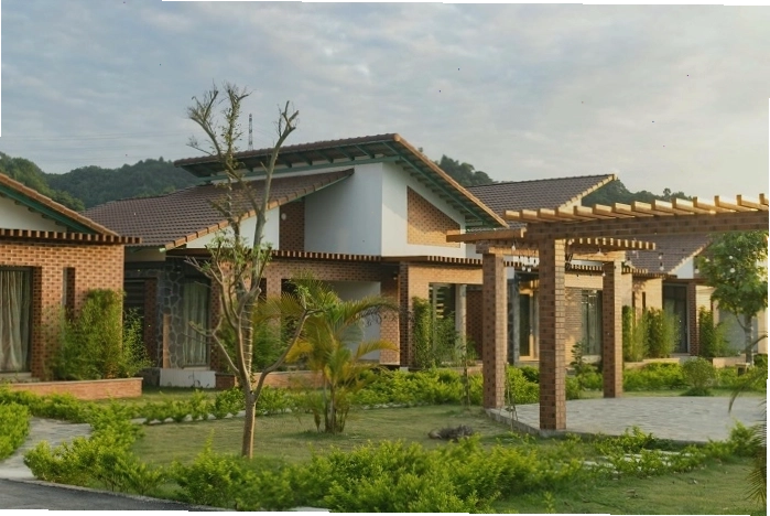 Khu nghỉ dưỡng Emopea Mộc Châu không gian trong trẻo, yên bình