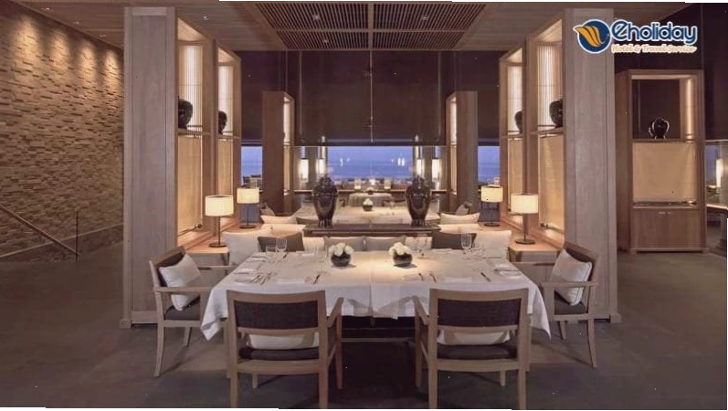 Khu vực lễ tân và sảnh chờ sang trọng của Amanoi Resort