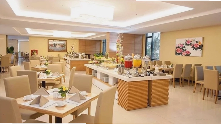 Khu vực ngoài trời của khách sạn