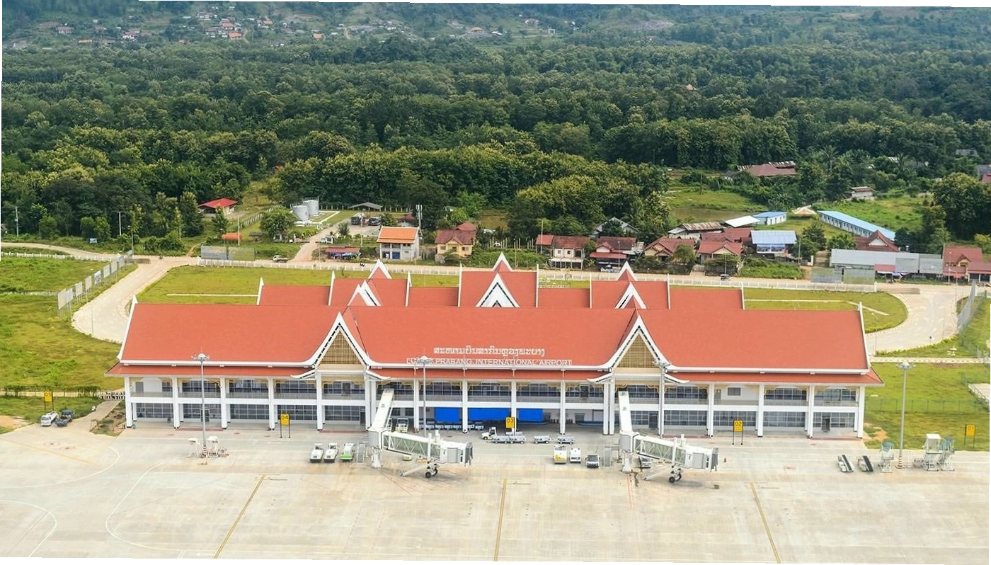 Khu vực sảnh chờ của Sân bay quốc tế Luang Prabang