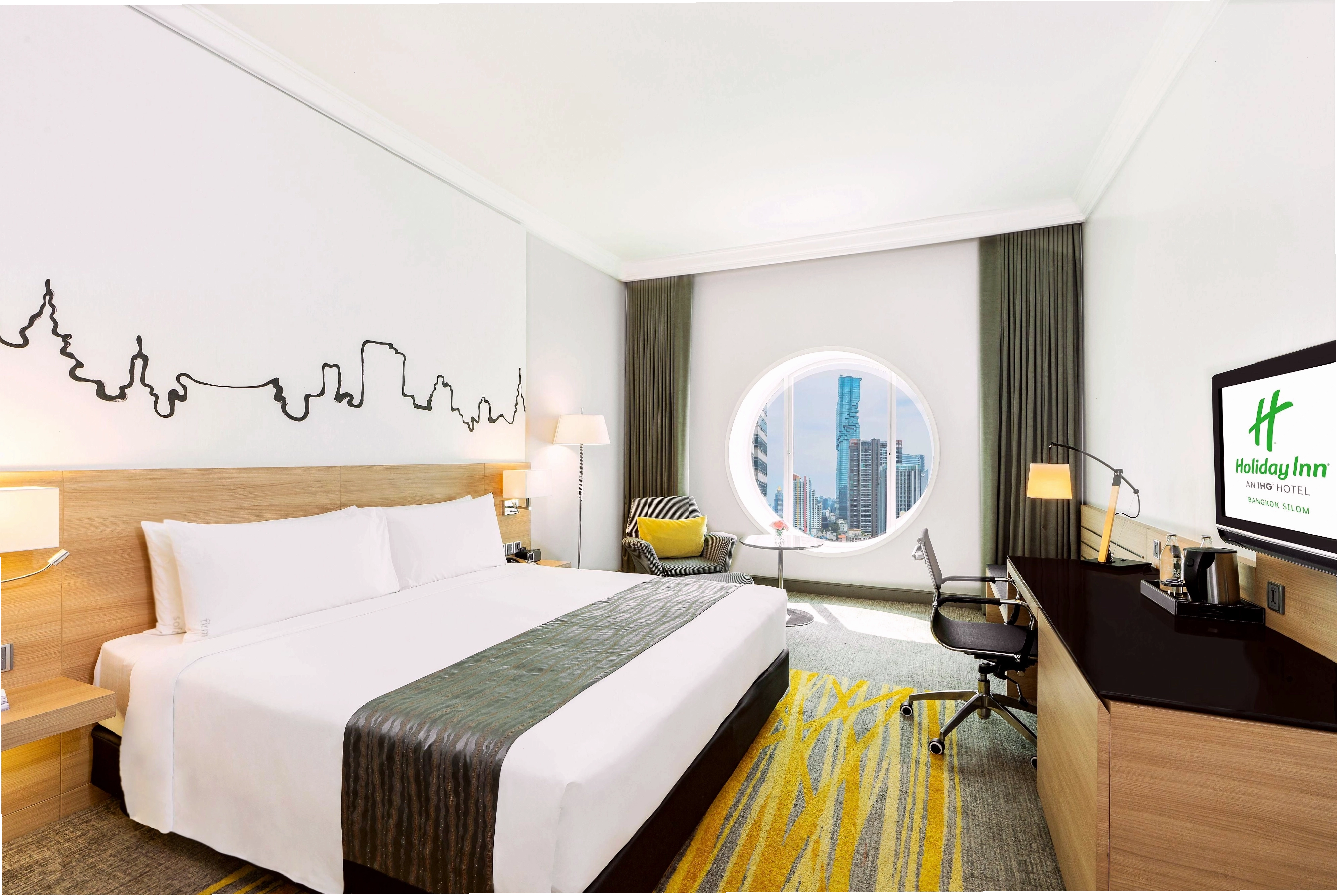 Khu vực sảnh chờ tại Holiday Inn Bangkok Silom