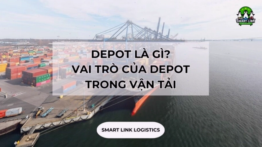 Khu vực tập kết container tại một Depot