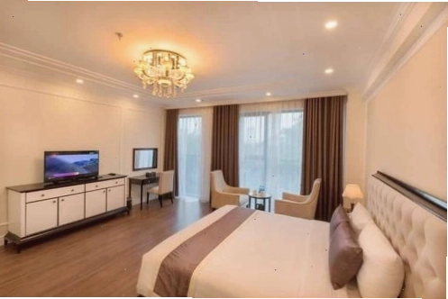 Khu vực tiếp khách của Nhà Khách Tỉnh Ủy Quảng Trị