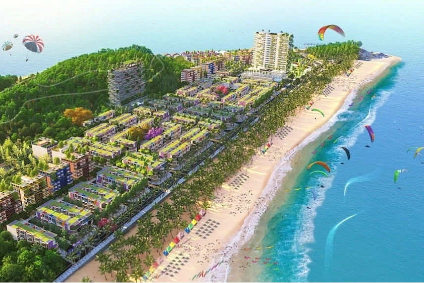Khu vui chơi sôi động tại Flamingo Hải Tiến